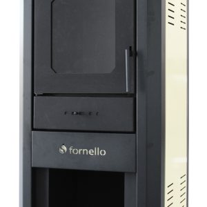 Termosemineu pe lemne, brichete si carbune Fornello Novara Ivory 27 kW
