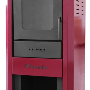 Termosemineu pe lemne, brichete si carbune Fornello Monza Bordeaux 27 kW
