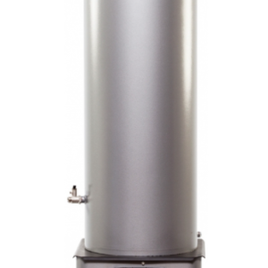 Boiler pe lemne FM Group din otel 90 L cu focar cu usi din tabla