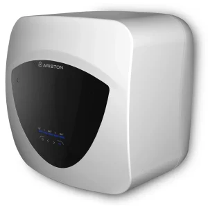 Boiler electric Ariston Andris Lux Eco 10/5 EU, 10 l, 1200 W, Rezervor Emailat Titan, Afisaj Eco, Control Electronic Temperatura, Pachet Siguranta ABS, Led Iluminat, Protectie Electrica IPX4