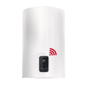 Boiler electric Ariston LYDOS Wi-Fi 100 V, 1800 W, conectivitate internet, rezervor emailat cu Titan