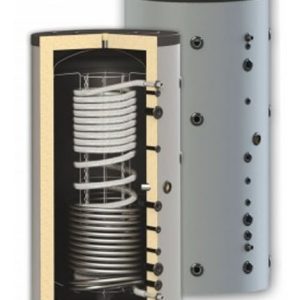 Boiler igienic combinat SUNSYSTEM HYG BR 1500, cu o serpentină, 1500 litri, pentru producerea și depozitarea apei calde menajere igienice și încălzire