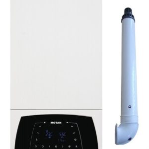 Centrala termica Motan Condens Plus 100 35 kW, condensatie, hidrobloc bronz, raport modulare 1:10, kit evacuare inclus