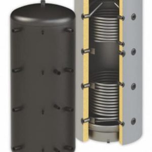 Rezervor acumulare PUFFER Sunsystem cu 2 serpentine PBM R2 500 litri