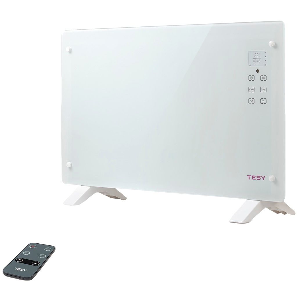 Convector electric de podea TESY CN 205 EASLFR, 2000 W, 2 trepte de putere, Suprafata de sticla, display LCD cu Touch Screen 1 Convector electric de podea TESY CN 205 EASLFR, 2000 W, 2 trepte de putere, Suprafata de sticla, display LCD cu Touch Screen