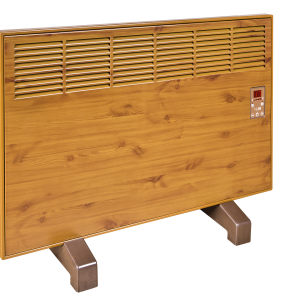 Convector de perete sau pardoseala iVigo EPK 1000 W Wood, control electronic, Termostat de siguranta, termostat reglabil, IP 24, pentru 12 mp, ERP 2018