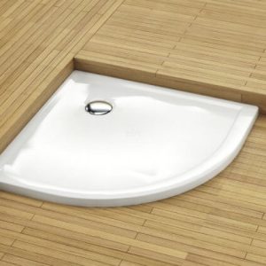 Cadita de dus semirotunda Aquaform, Plus 550, slim, 90x90 cm