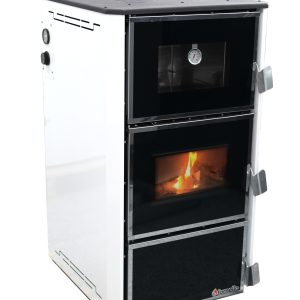 Termosemineu Fornello Dila Eco Plus 29 kw, cu cuptor, pe combustibil solid ( lemn,carbune,bricheti ), pompa circulare grundfos, termometru, termostat, gratar ardere fonta, curatare facila gratar ardere