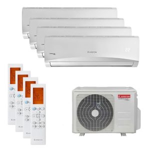 Aparat Aer conditionat multisplit Ariston Prios 110 XD0 4 x 9000 BTU, functie Turbo, clasa A++