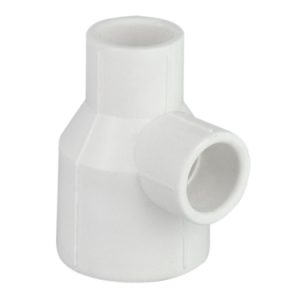 Teu PPR, D 25 x 20 x 20 mm, alb