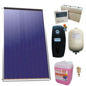 Pachet Panou solar plan Sunsystem Select PK SL CL NL 2.15 m², controller, vas expansiune, grup pompare, aerisitor 1/2, antigel