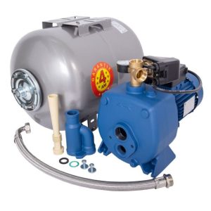 Hidrofor cu pompa de mare adancime Wasserkonig STA1503/50H, putere 1100 W, debit 1500 l/h, inaltime refulare 50 m, aspiratie 50 m, vas de expansiune 50 litri