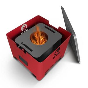 Grătar VERA BBQ pe peleți, portabil, plita din fonta