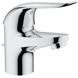 Baterie chiuveta baie Grohe Euroeco Special, H14 cm, evacuare cu pop-up