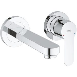 Baterie lavoar incastrata Grohe BauEdge, pipa 17 cm, crom