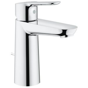 Baterie lavoar Grohe Bau Edge M size, ventil pop-up, crom